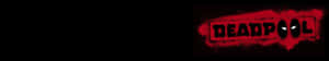 Deadpool Logo Dark Triple Monitor Wallpaper