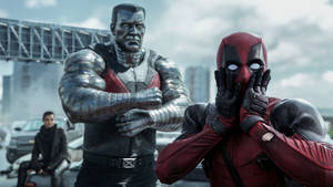 Deadpool Movie Negasonic And Colossus Wallpaper