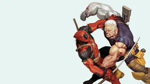 Deadpool Ready To Clash Wallpaper