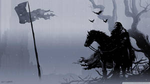 Death Knight Riding Horse Wallpaper