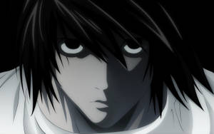Death Note L Looking Angry Wallpaper