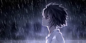 Death Note Looking Up 4k Wallpaper