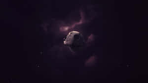 Death Star Amongst Stars Wallpaper