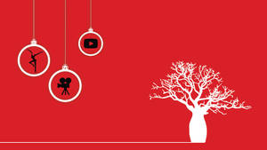 December Christmas Icons Wallpaper