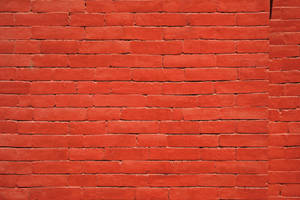 Deep Crimson Red Brick Texture Wallpaper