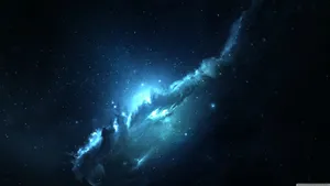 Deep Space Hd Blue Wallpaper