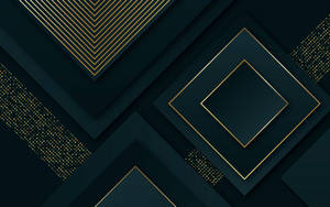 Deep Teal And Gold Android Material Design Wallpaper