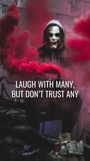 Deep Trust Quote On A Vibrant Background Wallpaper