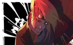 Deidara Bruised But Smiling Wallpaper