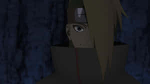 Deidara Smiling In Dark Forest Wallpaper