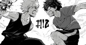 Deku And Bakugo Black White Filter Wallpaper