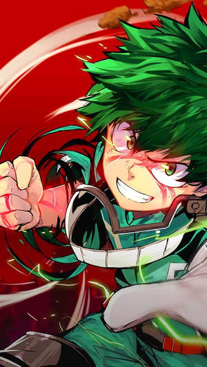 Deku Punch Attack Wallpaper