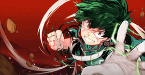 Deku Punching Smash Wallpaper