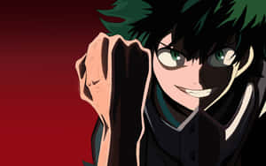 Deku Takes Flight In My Hero Academia Anime Wallpaper