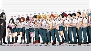 Deku With Class A Height Wallpaper