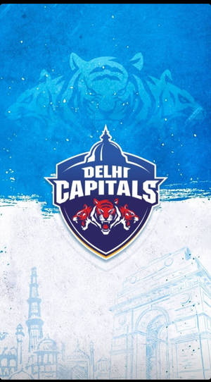 Delhi Capitals Logo Art Wallpaper