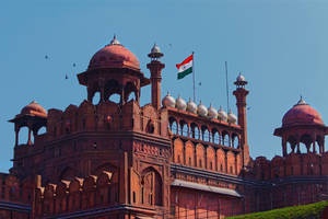 Delhi Historic Red Fort Wallpaper