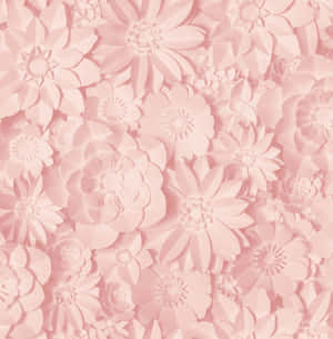 Delicate Pink Flowers Hd Pattern Wallpaper