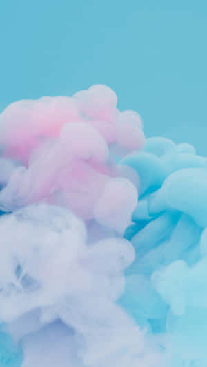 Delicious And Sweet Pink Cotton Candy Wallpaper