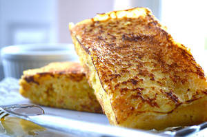 Delicious Gourmet French Toast Wallpaper