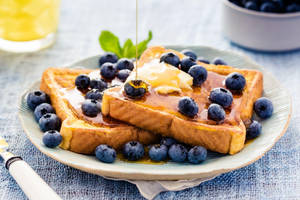 Delicious Morning French Toast Wallpaper