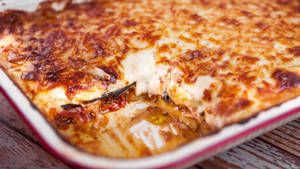 Deliciously Prepared Mouth-watering Moussaka Wallpaper