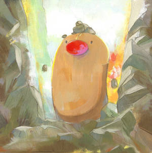 Delightful Artistic Illustration Of Pokemon's Diglett Wallpaper