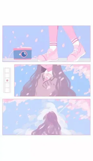 Delightful Pastel Aesthetic Anime Wallpaper