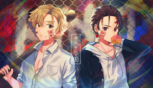 Delinquents Zenitsu And Tanjiro Wallpaper