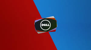 Dell 4k Logo And Colored Swatches Wallpaper