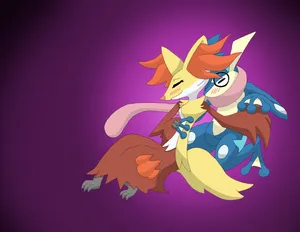Delphox And Greninja Wallpaper