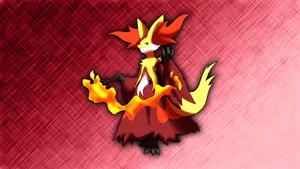 Delphox Fire Type Pokemon Wallpaper