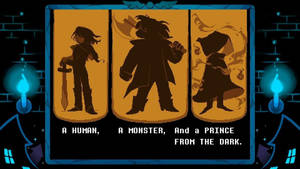 Deltarune Human Monster Prince Wallpaper
