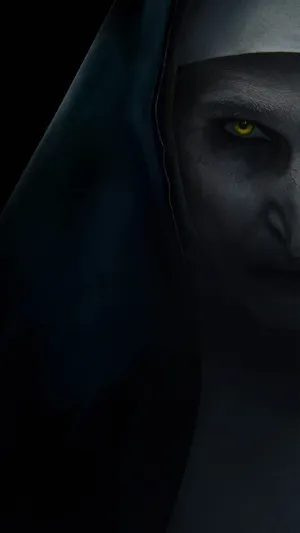 Demon Nun Valak Horror Phone Wallpaper