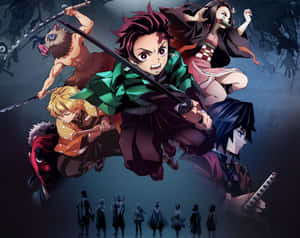 Demon Slayer Anime All Characters Hd Wallpaper