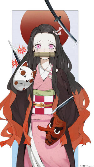 Demon Slayer Nezuko Cute Image Wallpaper