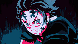 Demon Slayer Pfp Tanjiro Illuminated Face Wallpaper