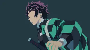 Demon Slayer Vector Art Wallpaper