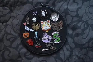 Demons Enamel Pins Wallpaper