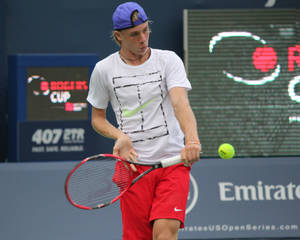 Denis Shapovalov In Practice Wallpaper