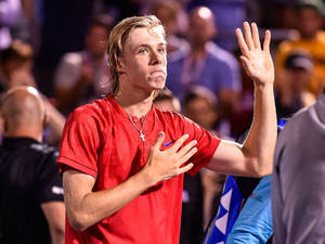 Denis Shapovalov Waving Wallpaper