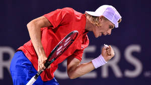 Denis Shapovalov With Closed Fist Wallpaper