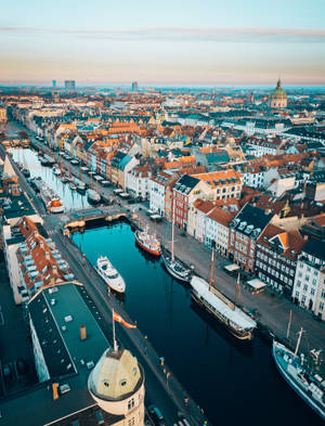 Denmark Copenhagen Port Wallpaper