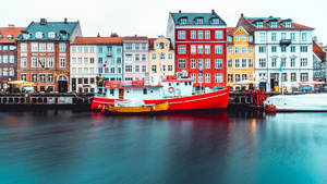 Denmark Nyhavn Dock Wallpaper