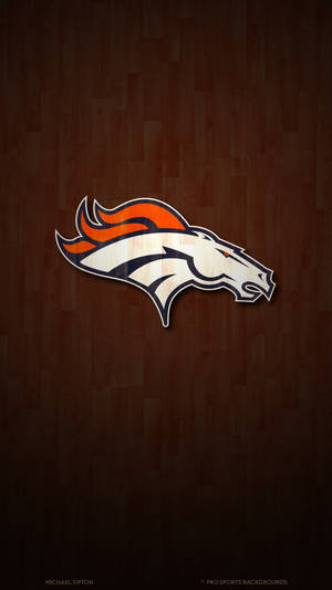 Denver Broncos Iphone Brown Logo Wallpaper