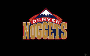 Denver Nuggets Emblem In Black Wallpaper