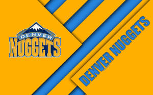 Denver Nuggets Logo In Digital Wallpaper