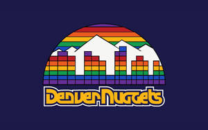 Denver Nuggets Vintage Logo Wallpaper