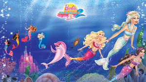 Departing Barbie Mermaids Wallpaper