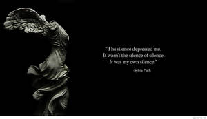 Depression Quote Sylvia Plath Wallpaper